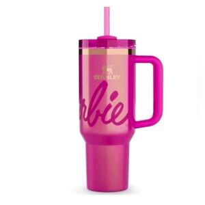 Stanley x Barbie Pink Icon 40oz Quencher Limited Edition Flowstate Tumbler